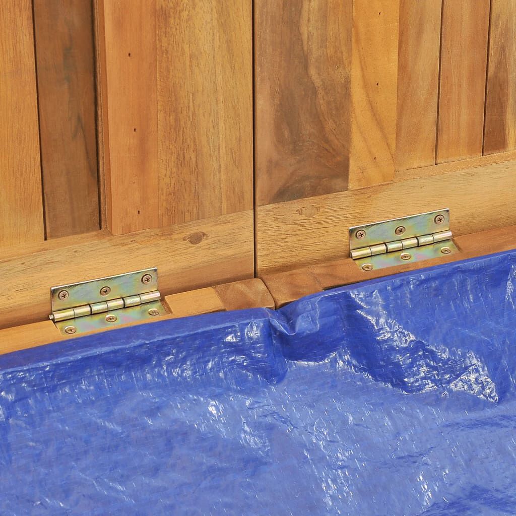 vidaXL Μπαούλο Κήπου 175 x 50 x 55 εκ. από Μασίφ Ξύλο Teak