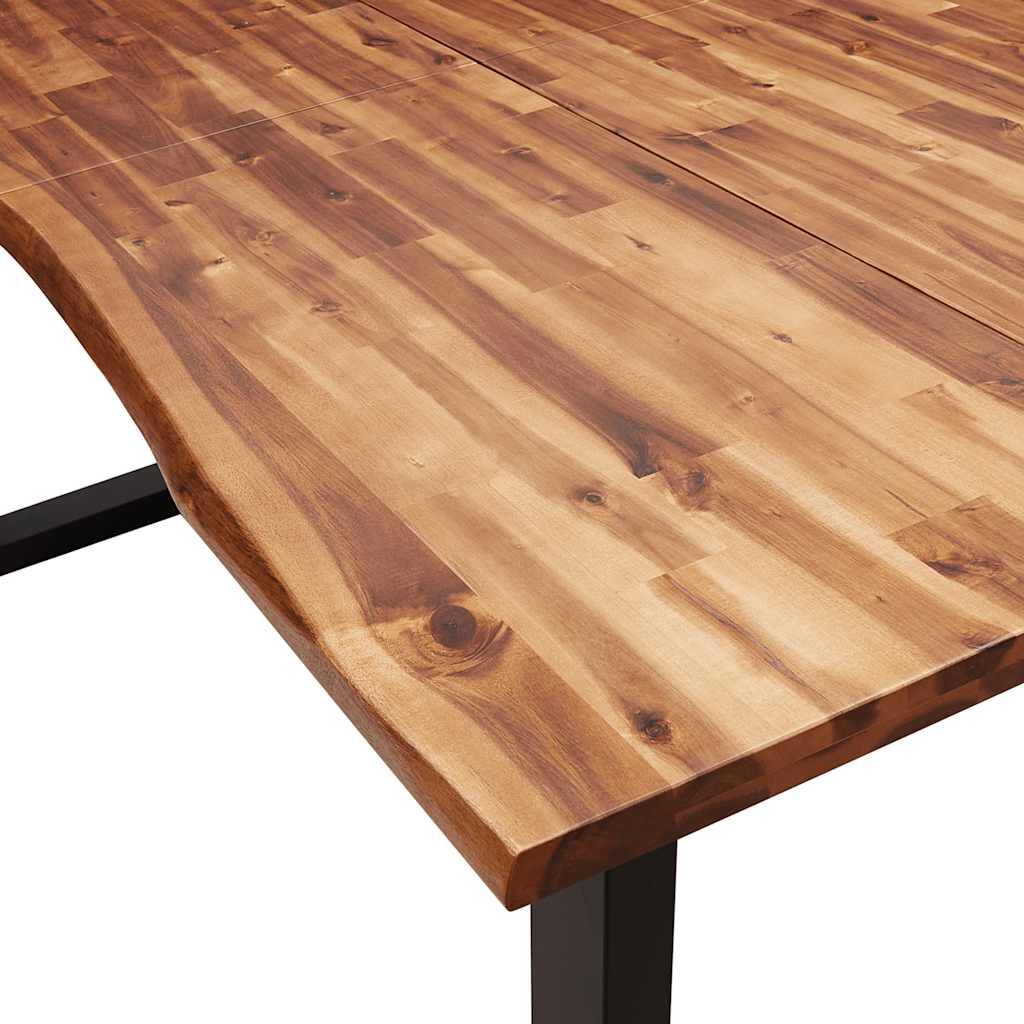 vidaXL Τραπεζαρία με Φυσικό Περίγραμμα 180x90x75 εκ Μασίφ Ξύλο Ακακίας