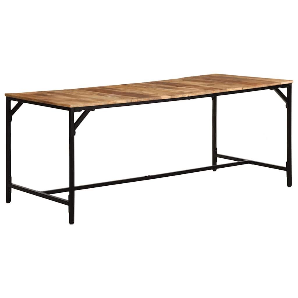 vidaXL Τραπεζαρία 180 x 90 x 75 εκ. από Μασίφ Ακατέργαστο Ξύλο Μάνγκο