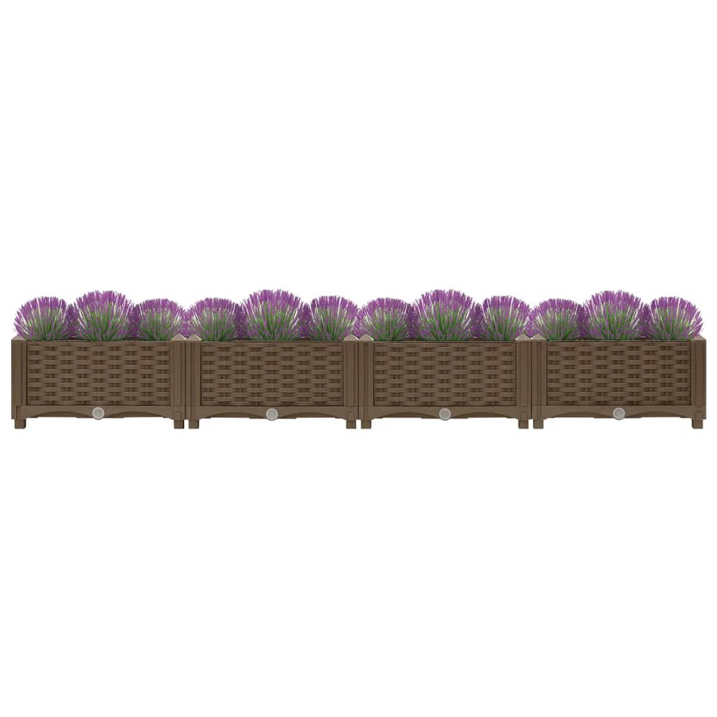 vidaXL Ζαρντινιέρα 160 x 40 x 23 εκ. από Πολυπροπυλένιο