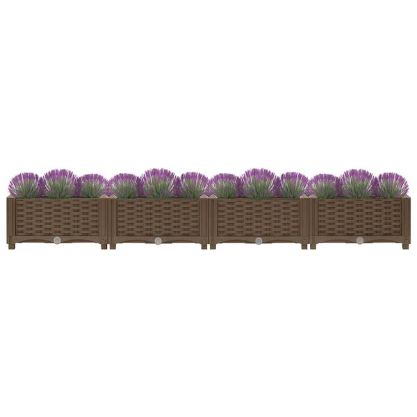 vidaXL Ζαρντινιέρα 160 x 40 x 23 εκ. από Πολυπροπυλένιο