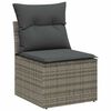vidaXL Σετ Καναπέ Κήπου με μαξιλάρι 12 pcs Γκρι 80 x 80 x 71 cm