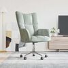 vidaXL Πολυθρόνα Relax Ανοιχτό Γκρι Βελούδινη