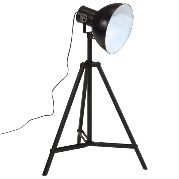 vidaXL Φωτιστικό Δαπέδου 25 W Μαύρο 61x61x90/150 εκ. Ε27