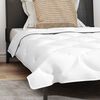 vidaXL Διπλό με Μαξιλάρι 2 pcs Λευκό 155 x 200 εκ. Μικροΐνες