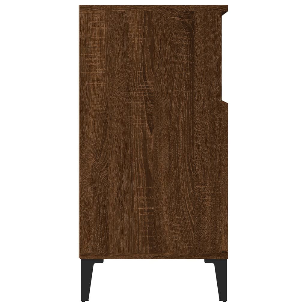 vidaXL Μπουφές Καφέ Δρυς 60x35x70 εκ. από Επεξεργασμένο Ξύλο