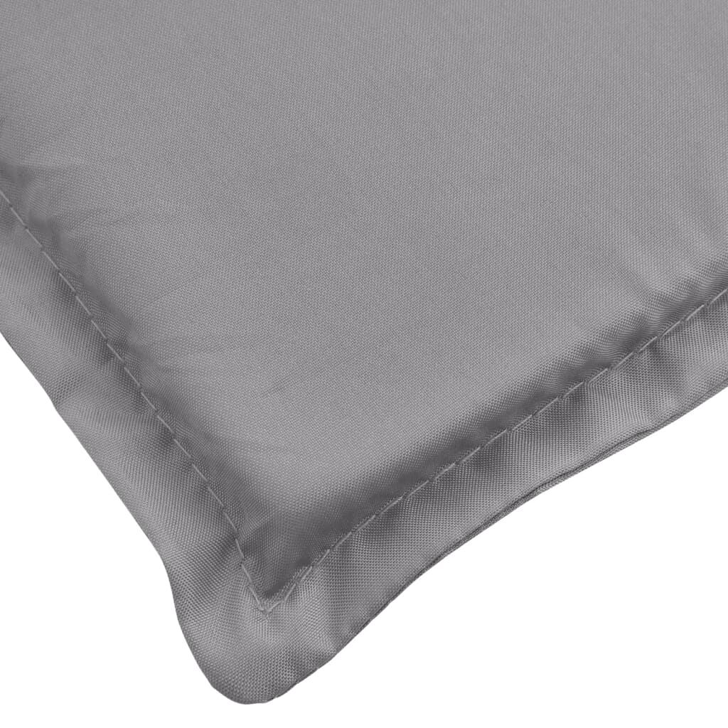 vidaXL Μαξιλάρι Ξαπλώστρας Γκρι 200 x 70 x 3 εκ. από Ύφασμα Oxford