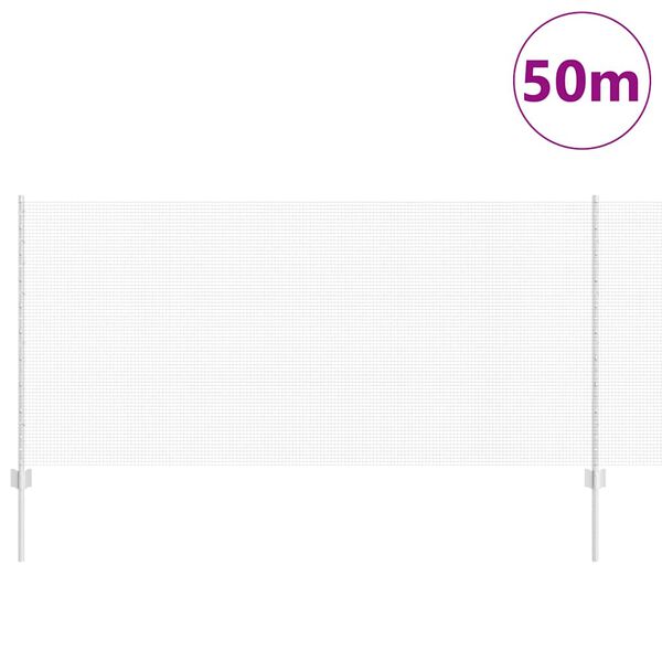 vidaXL &Tau;&epsilon;&nu;&tau;ώ&tau;&omicron; &mu;&epsilon; &sigma;&tau;ή&rho;&iota;&gamma;&mu;&alpha; &Alpha;&sigma;&eta;&mu;ί 1 x 50 m &Alpha;&tau;&sigma;ά&lambda;&iota;