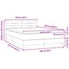 vidaXL &Kappa;&rho;&epsilon;&beta;ά&tau;&iota; Boxspring &mu;&epsilon; &Sigma;&tau;&rho;ώ&mu;&alpha; &Alpha;&nu;&omicron;&iota;&chi;&tau;ό &Gamma;&kappa;&rho;&iota; 160x220 &epsilon;&kappa;. &Beta;&epsilon;&lambda;&omicron;ύ&delta;&iota;&nu;&omicron;