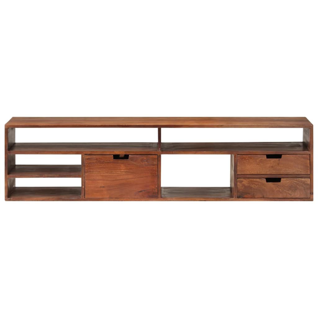 vidaXL Έπιπλο Τηλεόρασης 140 x 30 x 35 εκ. από Μασίφ Ξύλο Ακακίας