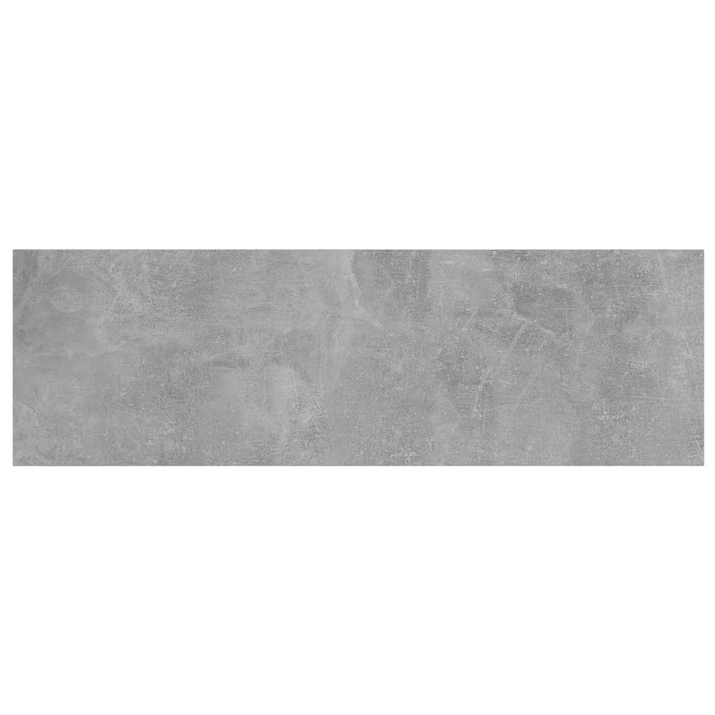 vidaXL Ράφια Βιβλιοθήκης 8 τεμ. Γκρι Σκυροδ. 80x20x1,5 εκ. Μοριοσανίδα