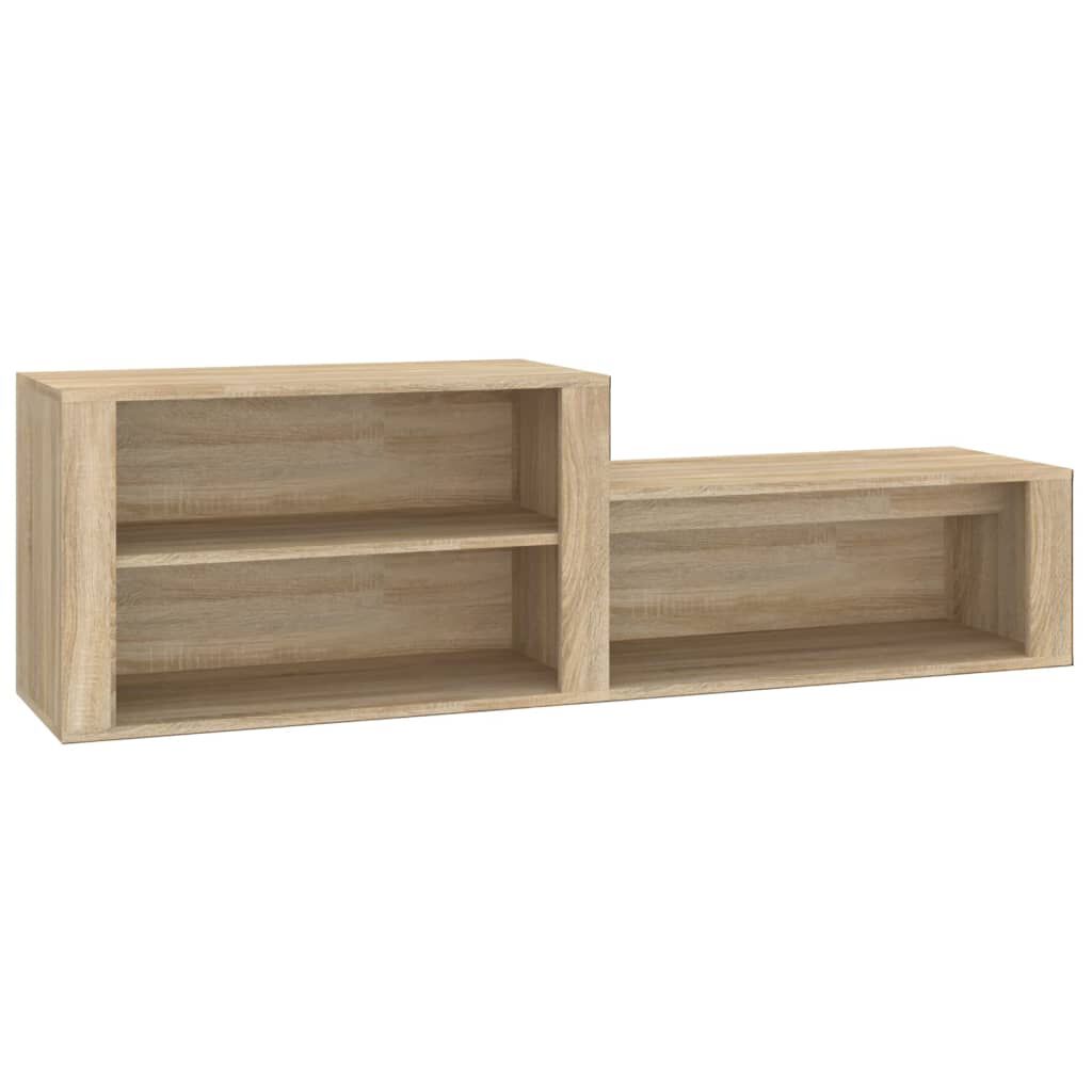 vidaXL Παπουτσοθήκη Sonoma Δρυς 150x35x45 εκ. από Επεξεργασμένο Ξύλο