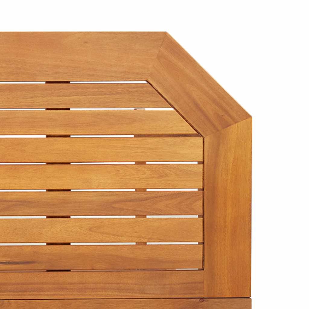 vidaXL Τραπέζι Bistro 90 x 50 x 75 εκ. από Μασίφ Ξύλο Ακακίας