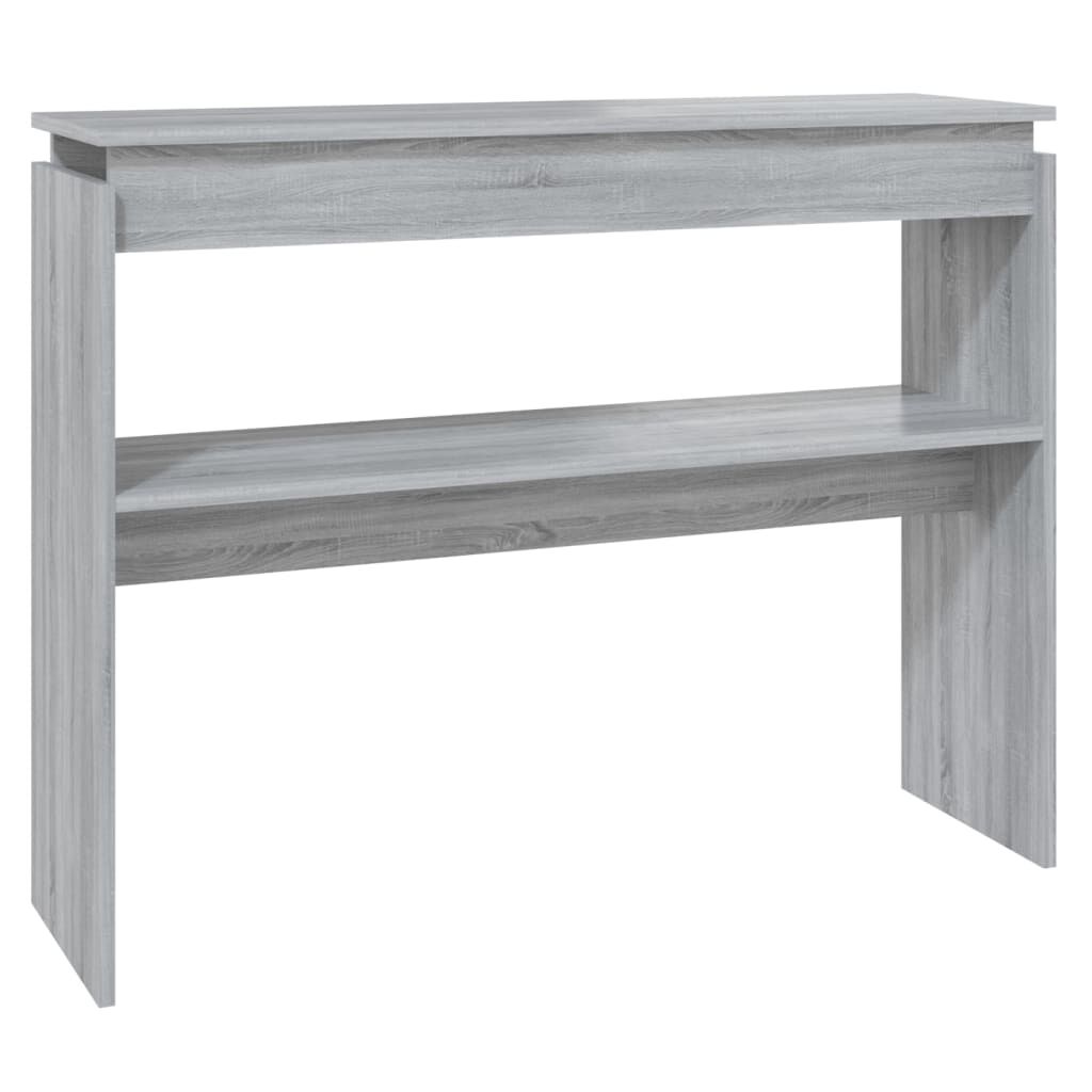 vidaXL Τραπέζι Κονσόλα Γκρι Sonoma 102x30x80 εκ. Επεξεργασμένο Ξύλο