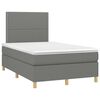 vidaXL &Kappa;&rho;&epsilon;&beta;ά&tau;&iota; Boxspring &mu;&epsilon; &Sigma;&tau;&rho;ώ&mu;&alpha; & LED &Sigma;&kappa;.&Gamma;&kappa;&rho;&iota; 120x190&epsilon;&kappa;. &Upsilon;&phi;&alpha;&sigma;&mu;ά&tau;&iota;&nu;&omicron;