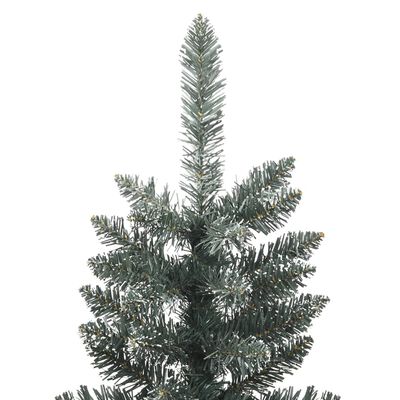 vidaXL Χριστουγεννιάτικο Δέντρο Τεχνητό Slim Βάση Πράσινο 180 εκ. PVC