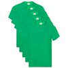 Fruit of the Loom T-shirt Original 5 τεμ. Πράσινα M Βαμβακερά