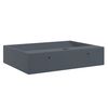 vidaXL Νιπτήρας Ανθρακί 50x38x11 εκ. Συνθετικός από Τεχνητό Μάρμαρο