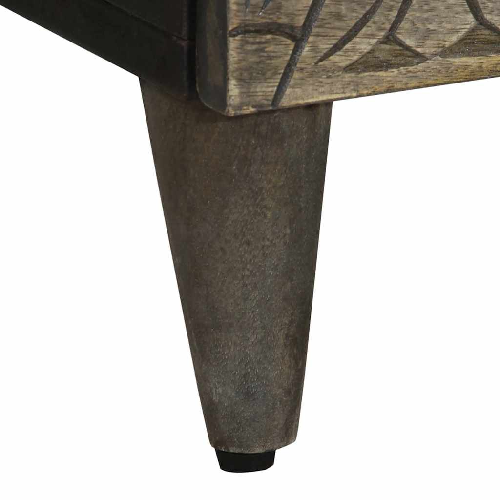 vidaXL Sideboards 2 τεμάχια ανοιχτό γκρι 60x33,5x75cm μασίφ ξύλο Mango