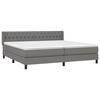 vidaXL &Kappa;&rho;&epsilon;&beta;ά&tau;&iota; Boxspring &mu;&epsilon; &Sigma;&tau;&rho;ώ&mu;&alpha; &Sigma;&kappa;&omicron;ύ&rho;&omicron; &Gamma;&kappa;&rho;&iota; 200x200 &epsilon;&kappa;. &Upsilon;&phi;&alpha;&sigma;&mu;ά&tau;&iota;&nu;&omicron;
