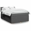 vidaXL &Kappa;&rho;&epsilon;&beta;ά&tau;&iota; Boxspring &mu;&epsilon; &Sigma;&tau;&rho;ώ&mu;&alpha; &Sigma;&kappa;&omicron;ύ&rho;&omicron; &Gamma;&kappa;&rho;&iota; 140x190 &epsilon;&kappa;. &Upsilon;&phi;&alpha;&sigma;&mu;ά&tau;&iota;&nu;&omicron;
