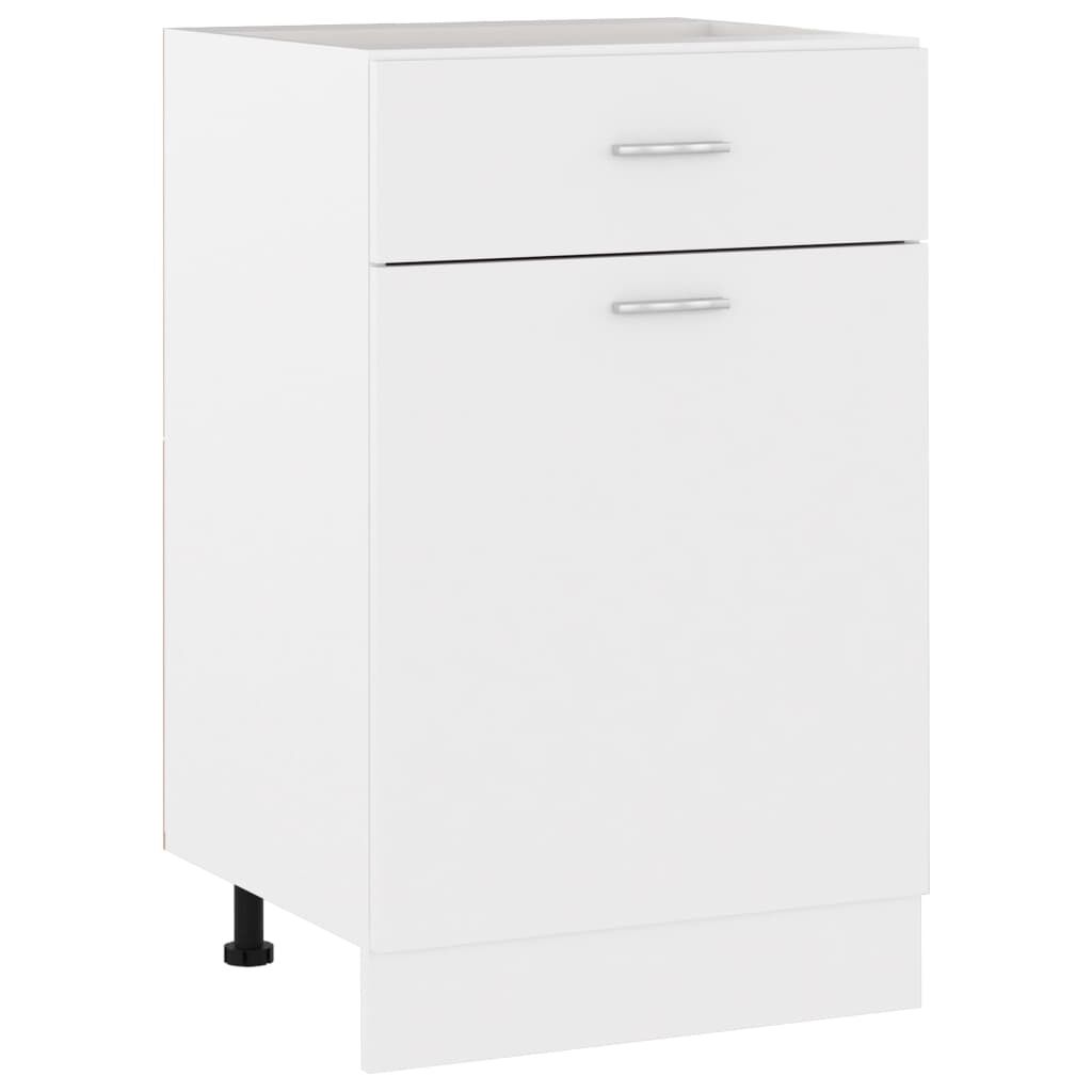 vidaXL Ντουλάπι με Συρτάρι Lyon Λευκό 50x46x81,5 εκ. Επεξ. Ξύλο