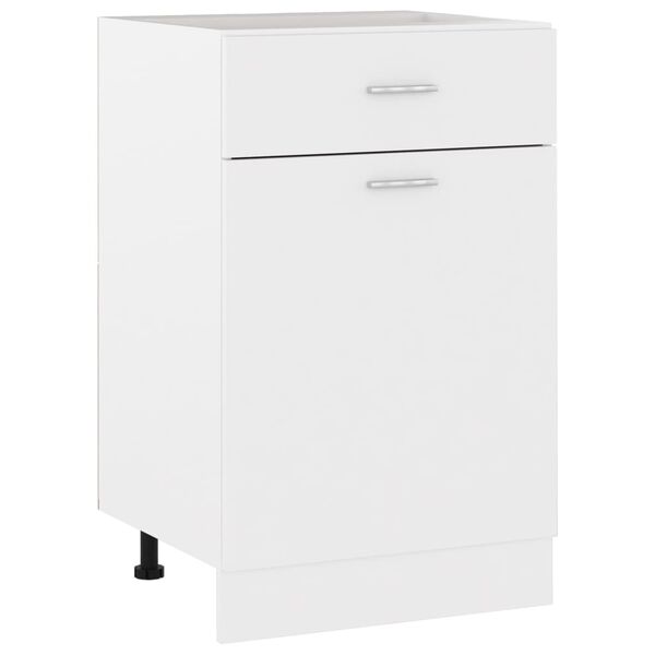 vidaXL Ντουλάπι με Συρτάρι Lyon Λευκό 50x46x81,5 εκ. Επεξ. Ξύλο