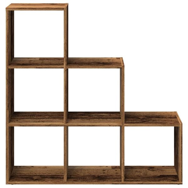 vidaXL Βιβλιοθήκη/Διαχωριστικό Χώρου 3 Επ. 99x29x99 εκ. Επ. Ξύλο