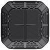 vidaXL Κάδος Κομποστοποίησης Μαύρος 93,3 x 93,3 x 80 εκ. 480 Λίτρων