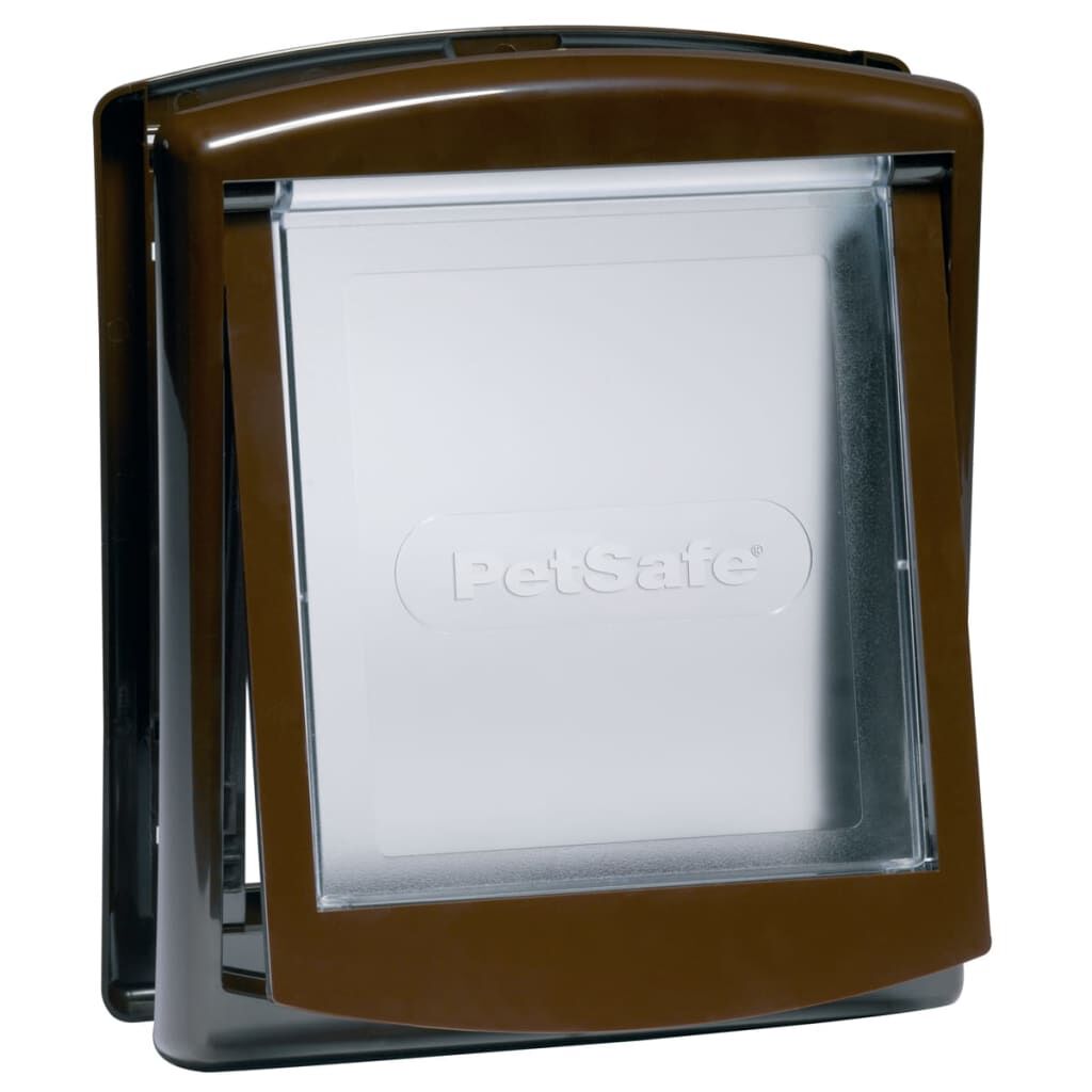 PetSafe Πόρτα Κατοικίδιου 2 Κατευθύνσεων 730 Μικρή Καφέ 17,8x15,2 εκ.