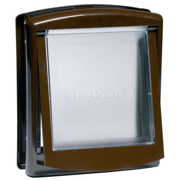 PetSafe Πόρτα Κατοικίδιου 2 Κατευθύνσεων 730 Μικρή Καφέ 17,8x15,2 εκ.