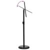 vidaXL Βάσεις Αφισών 2 pcs Μαύρο 32.5x 24 x 78 εκ Κράμα Αλουμινίου