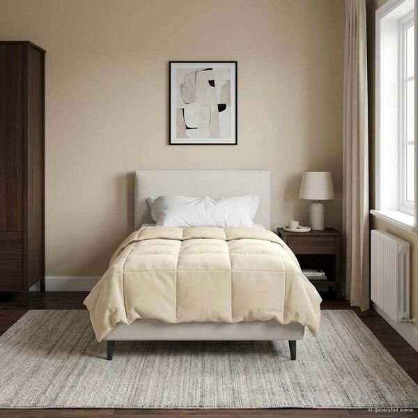 vidaXL &Kappa;&omicron;&upsilon;&beta;έ&rho;&tau;&alpha; &omicron;&lambda;ό&kappa;&lambda;&eta;&rho;&omicron;&upsilon; &tau;&omicron;&upsilon; &chi;&rho;ό&nu;&omicron;&upsilon; &Kappa;&rho;&epsilon;&mu; 140 x 200 cm &Mu;&iota;&kappa;&rho;&omicron;ΐ&nu;&epsilon;&sigmaf;