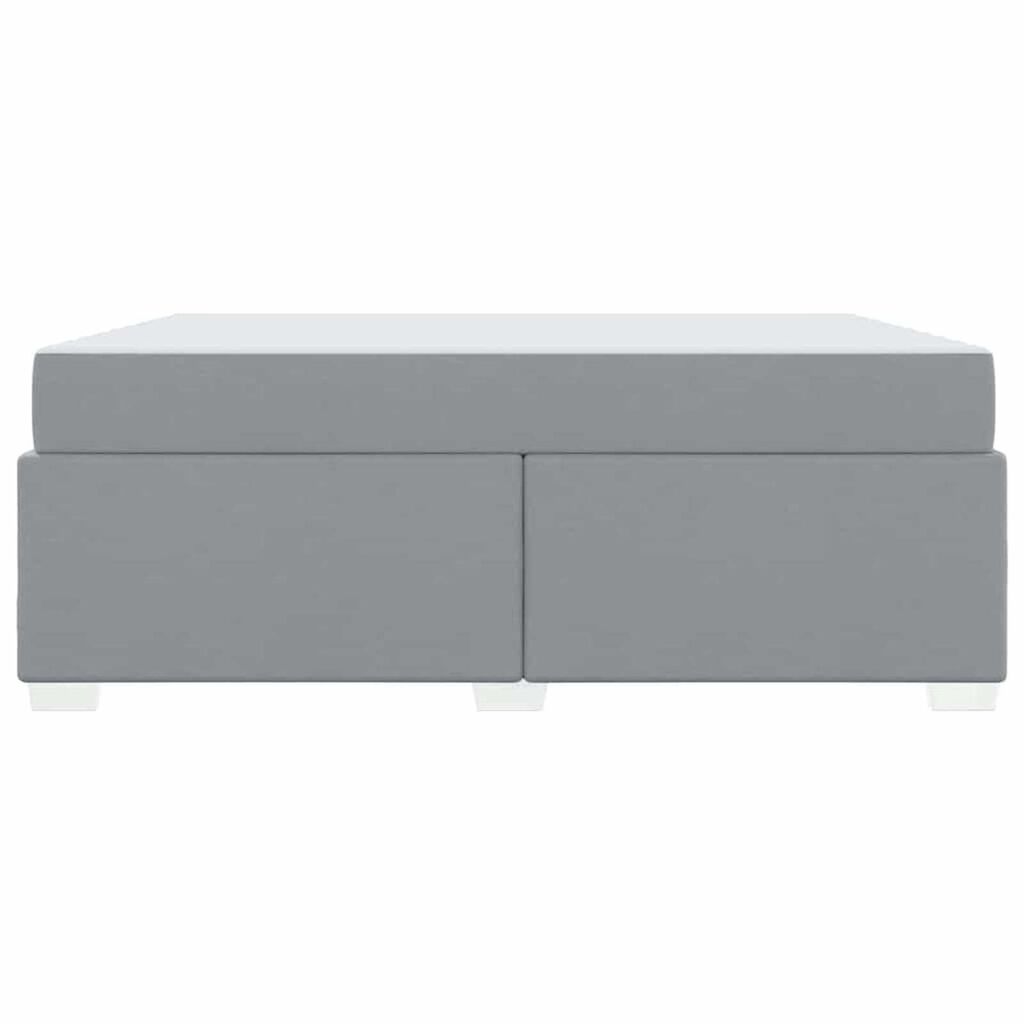 vidaXL Σκελετός Κρεβατιού Άλλο Ανοιχτό γκρι 180 x 200 cm ύφασμα