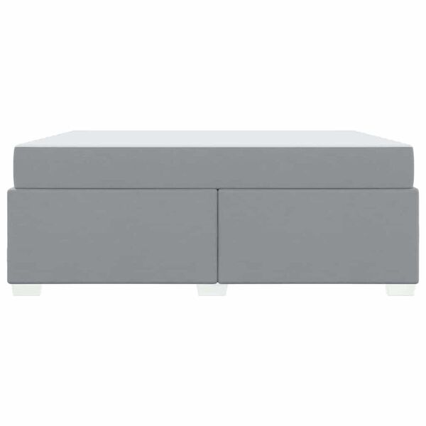 vidaXL Σκελετός Κρεβατιού Άλλο Ανοιχτό γκρι 180 x 200 cm ύφασμα