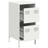 vidaXL Ντουλάπι Λευκό 35x39x73,5 εκ. από Χάλυβα Ψυχρής Έλασης