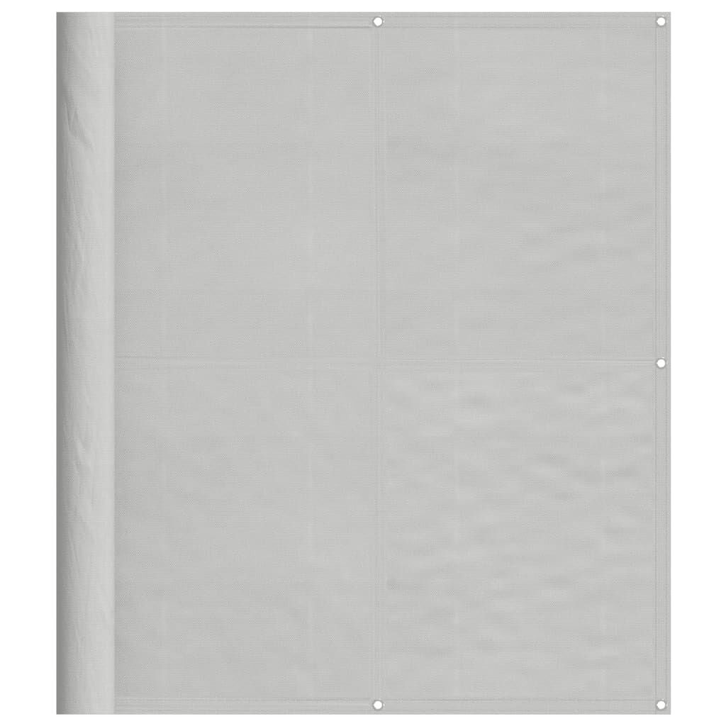 vidaXL Διαχωριστικό Βεράντας Αν.Γκρι 120x500εκ 100% Πολ. Ύφασμα Oxford