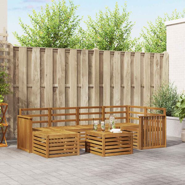 vidaXL &Sigma;&epsilon;&tau; &Kappa;&alpha;&nu;&alpha;&pi;έ &Phi;&upsilon;&sigma;&iota;&kappa;ό &Sigma;&tau;&epsilon;&rho;&epsilon;ό &Xi;ύ&lambda;&omicron; &Alpha;&kappa;&alpha;&kappa;ί&alpha;&sigmaf;