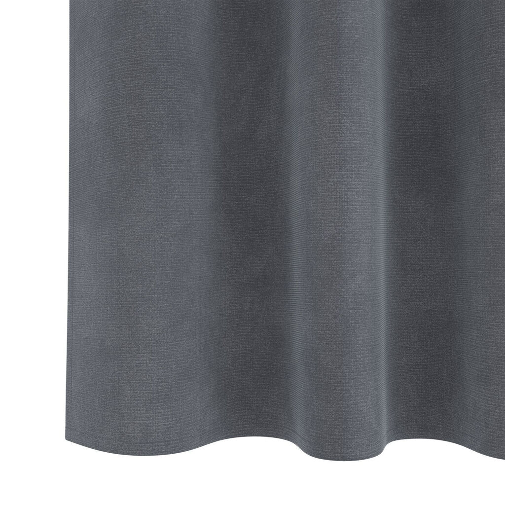 Curtains Blackout vidaXL με κορδόνι 2 τεμ Σούπερ Ανοιχτό Γκρι Βελούδο
