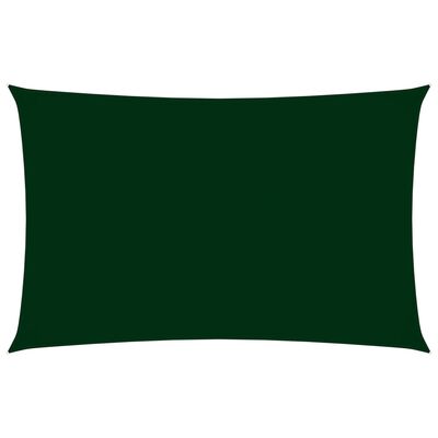 vidaXL Πανί Σκίασης Ορθογώνιο Σκούρο Πράσινο 2x5 μ. από Ύφασμα Oxford