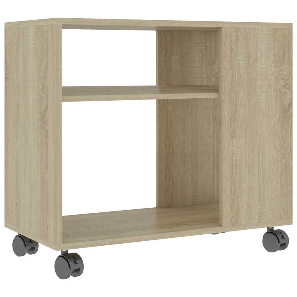 vidaXL Τραπέζι Βοηθητικό Sonoma Δρυς 70x35x55 εκ. Επεξεργασμένο Ξύλο