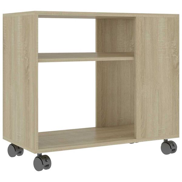 vidaXL Τραπέζι Βοηθητικό Sonoma Δρυς 70x35x55 εκ. Επεξεργασμένο Ξύλο