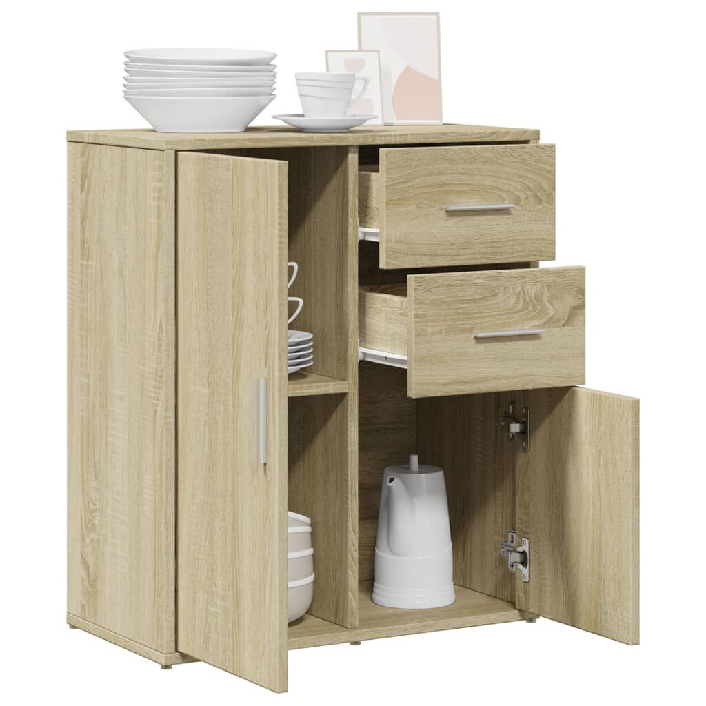 vidaXL Βοηθητικό Ντουλάπι Sonoma Δρυς 60x31x70 εκ. Επεξεργασμένο Ξύλο