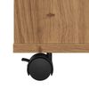 vidaXL Ντουλάπι Τροχήλατο Αρτισιανή Δρυς 60x35x75 εκ. Επεξεργ. Ξύλο