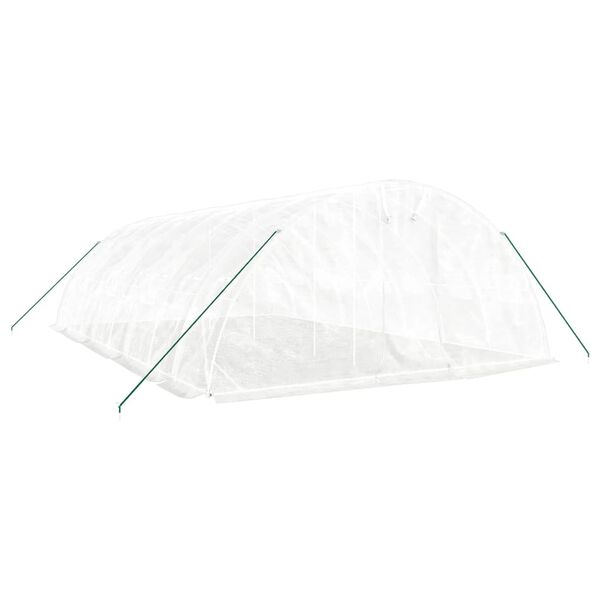 vidaXL &Theta;&epsilon;&rho;&mu;&omicron;&kappa;ή&pi;&iota;&omicron; &mu;&epsilon; &Alpha;&tau;&sigma;ά&lambda;&iota;&nu;&omicron; &Pi;&lambda;&alpha;ί&sigma;&iota;&omicron; &Lambda;&epsilon;&upsilon;&kappa;ό 40 &mu;&sup2; 8 x 5 x 2,3 &mu;.