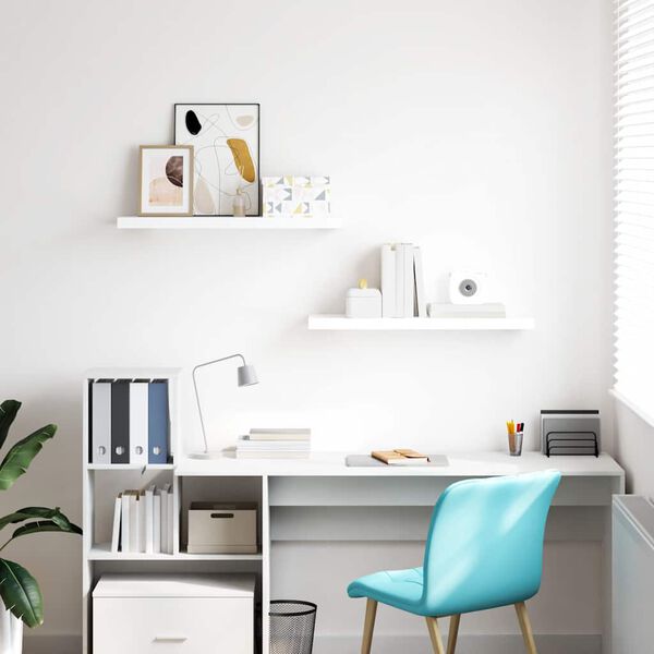 vidaXL &Rho;ά&phi;&iota;&alpha; &Tau;&omicron;ί&chi;&omicron;&upsilon; &Gamma;&upsilon;&alpha;&lambda;&iota;&sigma;&tau;&epsilon;&rho;ά Ά&sigma;&pi;&rho;&alpha; 2 &Tau;&epsilon;&mu;ά&chi;&iota;&alpha; 80x23,5x3,8 &epsilon;&kappa;. MDF