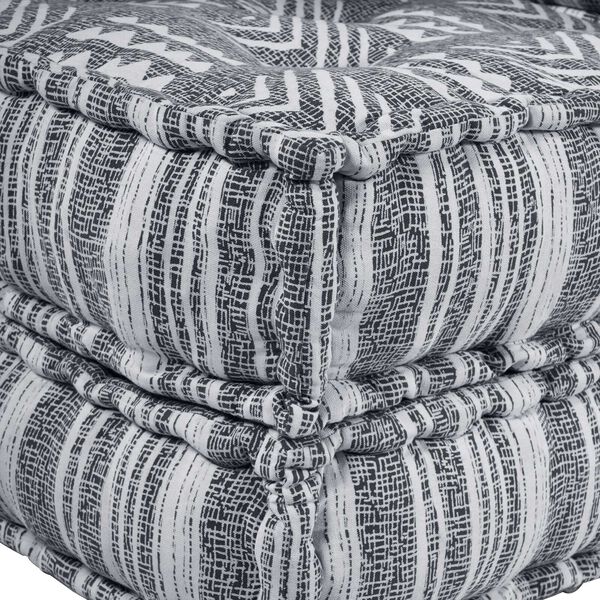 vidaXL Pouffe Modular σε γκρι - 70x70x36 εκ. ύφασμα