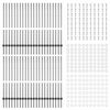 vidaXL Πό posts φράχτη 88 pcs Γκρι 160 cm Ατσάλι