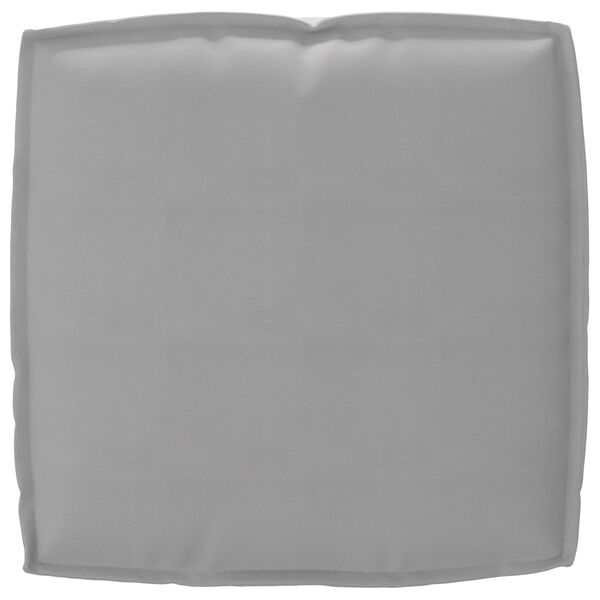vidaXL Μαξιλάρι παλέτας για κάθισμα Γκρι 50 x 50 x 12 cm Ύφασμα Oxford