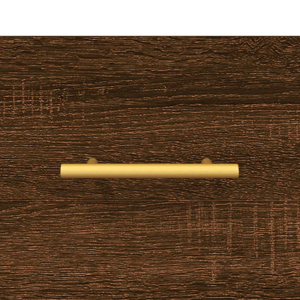 vidaXL Ντουλάπι Τοίχου Καφέ Δρυς 60x36,5x35 εκ. Επεξεργασμένο Ξύλο